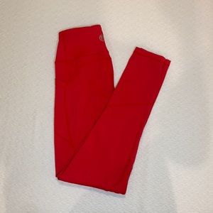 TilYouCollapse Red Heart Booty Leggings w/ Pockets